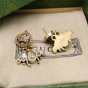 Gucci Interlocking G Bee Drop Earrings - 6