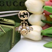 Gucci Interlocking G Bee Drop Earrings - 5