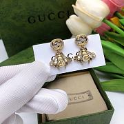 Gucci Interlocking G Bee Drop Earrings - 4