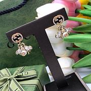 Gucci Interlocking G Bee Drop Earrings - 3