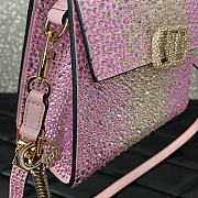 Valentino Garavani Vsling pink gem-embellished bag - 19x13x9cm - 6