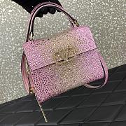 Valentino Garavani Vsling pink gem-embellished bag - 19x13x9cm - 2