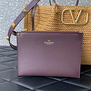 VALENTINO SHOPPING BAG IN SYNTHETIC RAFFIA  - 35x25x17cm - 2