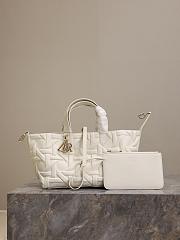 Dior Toujours Bag Latte Graphic Cannage Calfskin White Color - 3