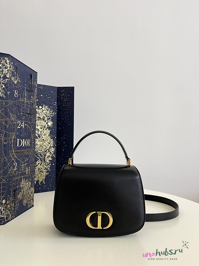 Dior 30 Montaigne Avenue Black Bag - 19*8*12cm - 1