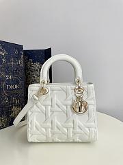 Dior Medium Lady Bag Graphic Cannage Calfskin 24*11*20cm - 2