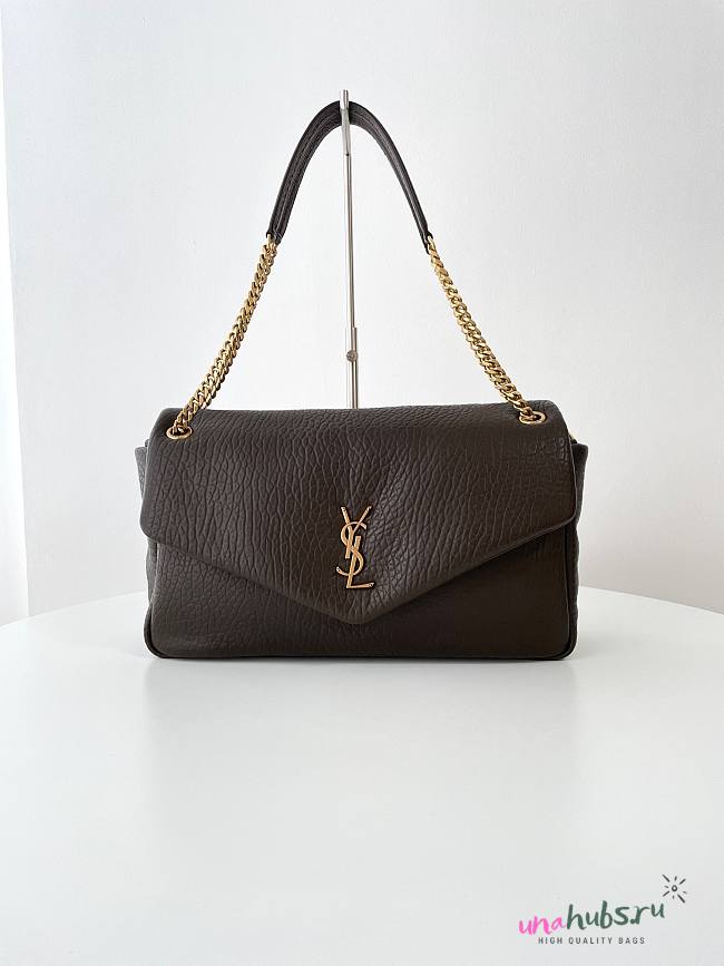 YSL CALYPSO Brown Bag - 38x22x12cm - 1