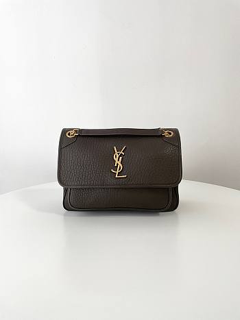 YSL Brown Niki Bag - 28x20.5x8.5cm