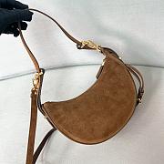 Prada brown suede Prada Arqué bag - 22.5*18.5*6cm - 6