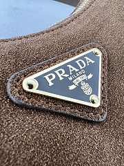 Prada Re-Edition brown suede mini bag - 22*18*6cm - 2