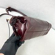 Prada Medium leather handbag with dark brown glossy finish - 32*15.5*12 - 3