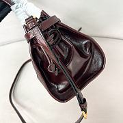 Prada Medium leather handbag with dark brown glossy finish - 32*15.5*12 - 4