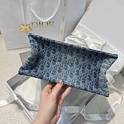 Dior Book Tote Small Denim - 26.5*21*14cm - 3