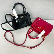 Prada Galleria patent leather mini bag -22*18*4.5cm - 1