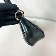 PRADA Soft Lux Calfskin Re-Edition Black Bag - 26*11.5*6cm - 6