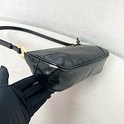 PRADA Soft Lux Calfskin Re-Edition Black Bag - 26*11.5*6cm - 5