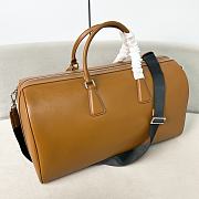 Prada Saffiano Leather Travel Brown Bag - 50*27.5*25cm - 5