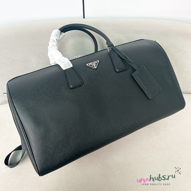 Prada Black Saffiano Leather Travel Bag - 50*27.5*25cm - 1