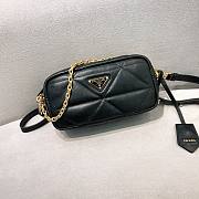 Prada Black quilted leather camera bag - 22*11*7cm - 1