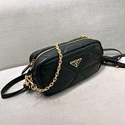 Prada Black quilted leather camera bag - 22*11*7cm - 6