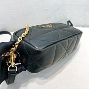 Prada Black quilted leather camera bag - 22*11*7cm - 4