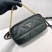 Prada Black quilted leather camera bag - 22*11*7cm - 3