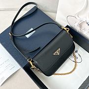 Prada mini Saffiano-leather shoulder bag - 20.5*10.5*4cm - 3