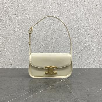 CELINE SHOULDER BAG TERENCE in PATENT CALFSKIN - 20.5 x 10.5 x 5 CM