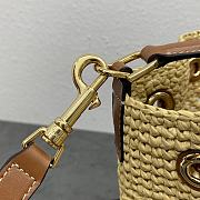 Celine Bucket Raffia Bag - 23x25x20cm - 3