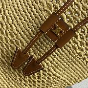 Celine Bucket Raffia Bag - 23x25x20cm - 4