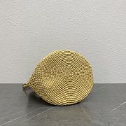 Celine Bucket Raffia Bag - 23x25x20cm - 6