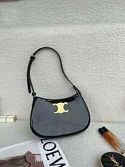 CELINE MEDIUM TILLY BAG in PATENT CALFSKIN BLACK BAG - 22.5X13.5X4cm - 1