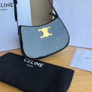 CELINE MEDIUM TILLY BAG in PATENT CALFSKIN BLACK BAG - 22.5X13.5X4cm - 3