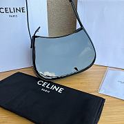 CELINE MEDIUM TILLY BAG in PATENT CALFSKIN BLACK BAG - 22.5X13.5X4cm - 5