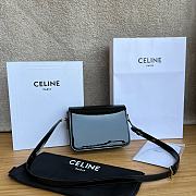 Celine Patent Black Triomphe Bag - 22.5 X 16.5 X 7.5cm - 2