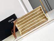 Celine small cabas thais in STRIPED TEXTILE WITH TRIOMPHE - 25.5 x 18.5 x 12 CM - 4