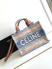 Celine small cabas thais in STRIPED TEXTILE WITH CELINE JACQUARD - 25.5 x 18.5 x 12 CM - 1