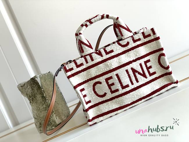 Celine Small Cabas Thais Textile with Celine - 25.5 x 18.5 x 12 CM - 1