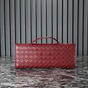 Bottega Veneta Andiamo Clutch Burgundy Leather - 31*13*3cm - 5