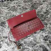 Bottega Veneta Andiamo Clutch Burgundy Leather - 31*13*3cm - 6