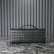 	 Bottega Veneta Andiamo Clutch Black Leather - 31*13*3cm - 4