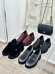 Chanel Moccasins Lambskin Shoes - 1