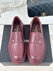 Chanel Moccasins Lambskin Shoes - 4