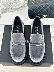 Chanel Moccasins Lambskin Shoes - 3