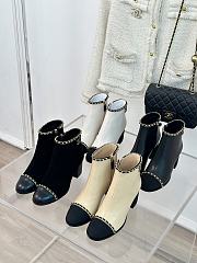 Chanel Lambskin Leather Boots - 1