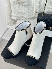 Chanel Lambskin Leather Boots - 4