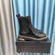 Chanel Chelsea Patent Leather Boots - 1