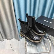 Chanel Chelsea Patent Leather Boots - 6