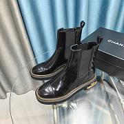 Chanel Chelsea Patent Leather Boots - 4