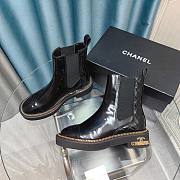 Chanel Chelsea Patent Leather Boots - 3